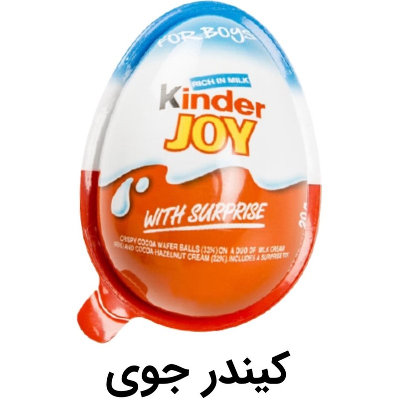تخم مرغ شانسی کیندر جوی پسرانه