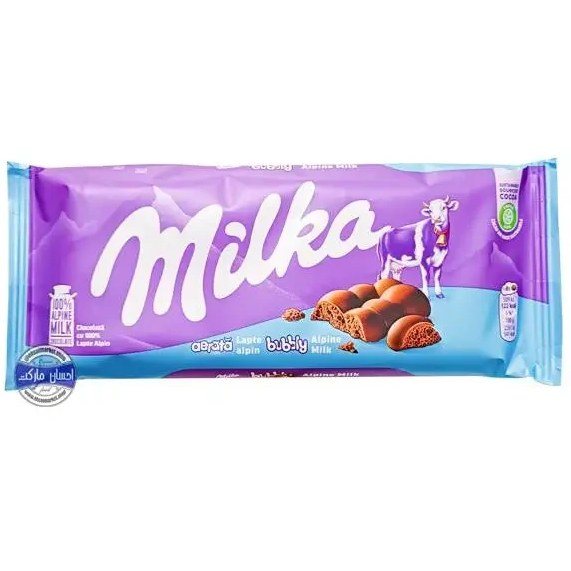شکلات حبابی میلکا ۱۰۰ گرم