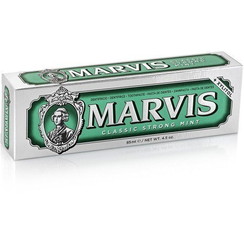 خمیر دندان مارویس مدل Classic Strong Mint نعنایی قوی حجم 85 میلی لیتر